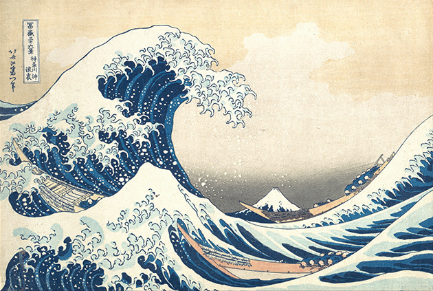 Katsushika Hokusai, The Great Wave at Kanagawa (from a Series of Thirty-six Views of Mount Fuji), circa 1930-1832. Metropolitan Museum of Art, Image: © The Metropolitan Museum of Art. Image source: Art Resource, NY
